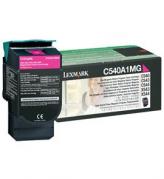 LEXMARK C540N CARTUS TONER MAGENTA RETURN C540A1MG 1K ORIGINAL