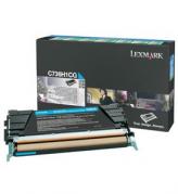 LEXMARK C736N CARTUS TONER CYAN RETURN C736H1CG 10K ORIGINAL