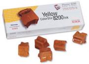 XEROX PHASER 8200 CERNEALA SOLIDA YELLOW 5 STICKS 16204700 7K ORIGINAL